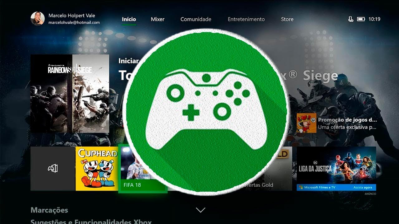 COMPARTILHAMENTO DE JOGOS XBOX ONE