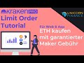 Kraken Limit Order Tutorial | Ethereum mit Limit Order kaufen Anleitung | Maker Gebühren | Deutsch
