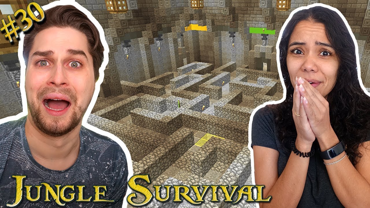 DEZE TEMPEL ZIT VOL MET VALSTRIKKEN! 😱 - JUNGLE SURVIVAL #30