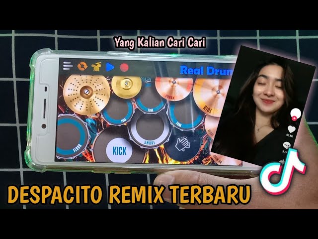 YANG KALIAN CARI ! DJ DESPACITO TIK TOK REMIX TERBARU 2022 | REAL DRUM COVER class=