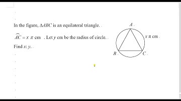 Equal arcs chords angles circle and equilateral triangle