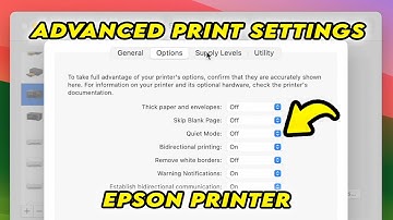 Epson Printer: How to Add Advanced Print Settings on Mac Computer