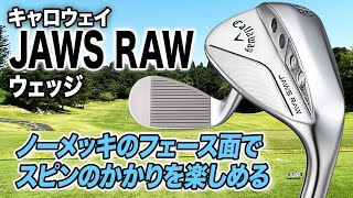 スピン性能を楽しみたい人に◎キャロウェイ「JAWS RAW ウェッジ」