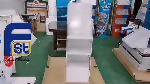 Automatic Assembly Cardboard POP Display Shelf