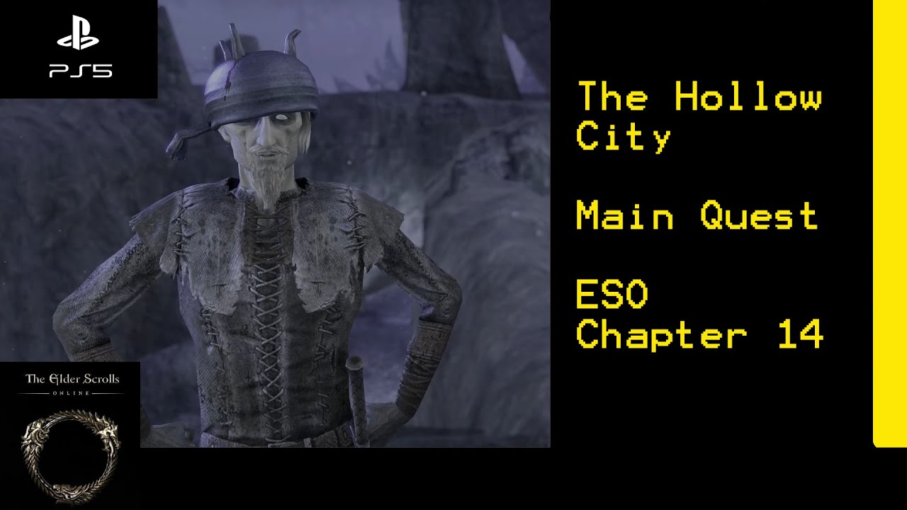 The Hollow City Cold Harbor Elder Scrolls Online (ESO) PS5 4K