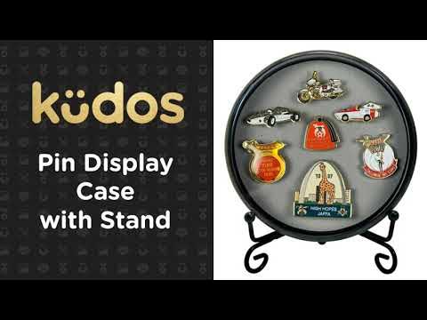 Kudos Pin Display Case with Stand 