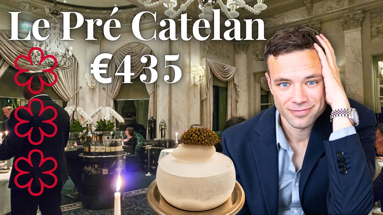 Eating at Le Pré Catelan a LUXURIOUS 3 Michelin Starred €435 Tasting Menu in Paris