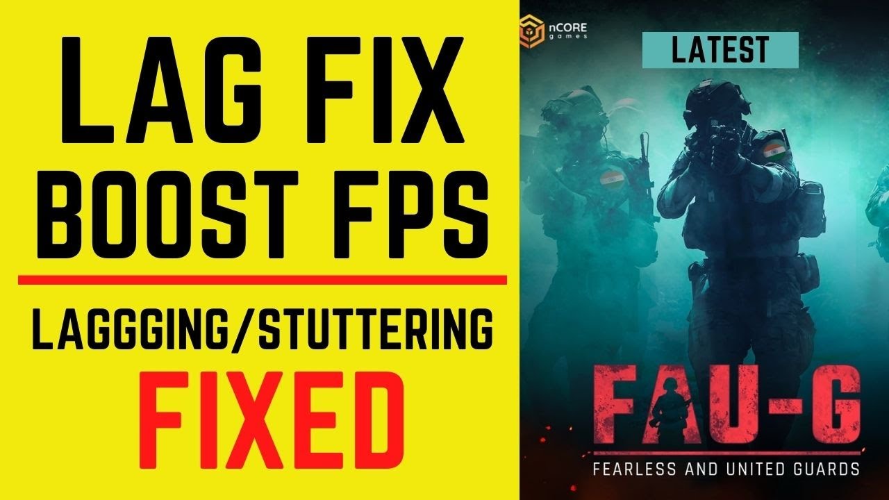 FAUG Lag Fix | FAUG MOBILE Increase Fps | Lagging | Stuttering | FPS Boost | Low End Mobile