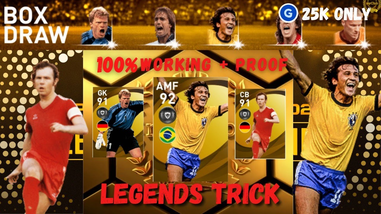 LEGEND Black Ball Trick in LEGENDSWorldwide Clubs Box Draw | Pes 2021 Mobile | zico, O.khan