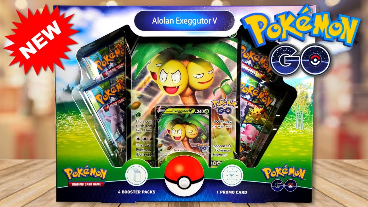 Pokemon Go Collection Alolan Exeggutor V Box