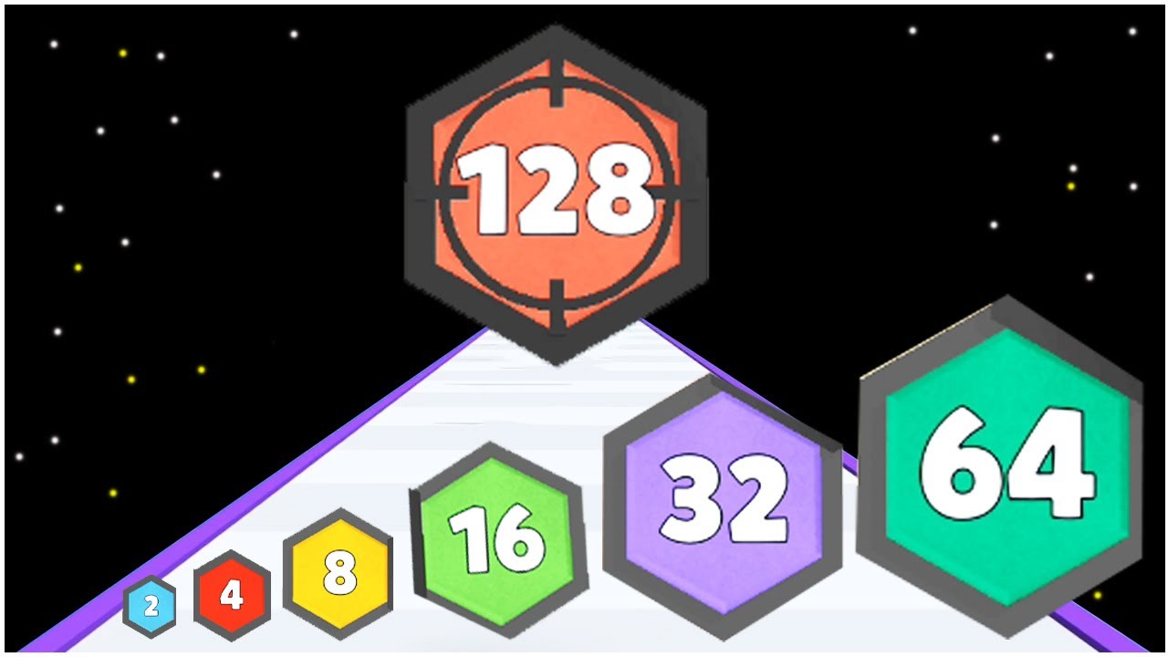 Hex Fold 2048 - Gameplay Walkthrough - Levels 1-20