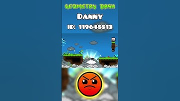 Minecraft (Danny) in Geometry Dash #gd #robtop #geometrydash #minecraft #shorts