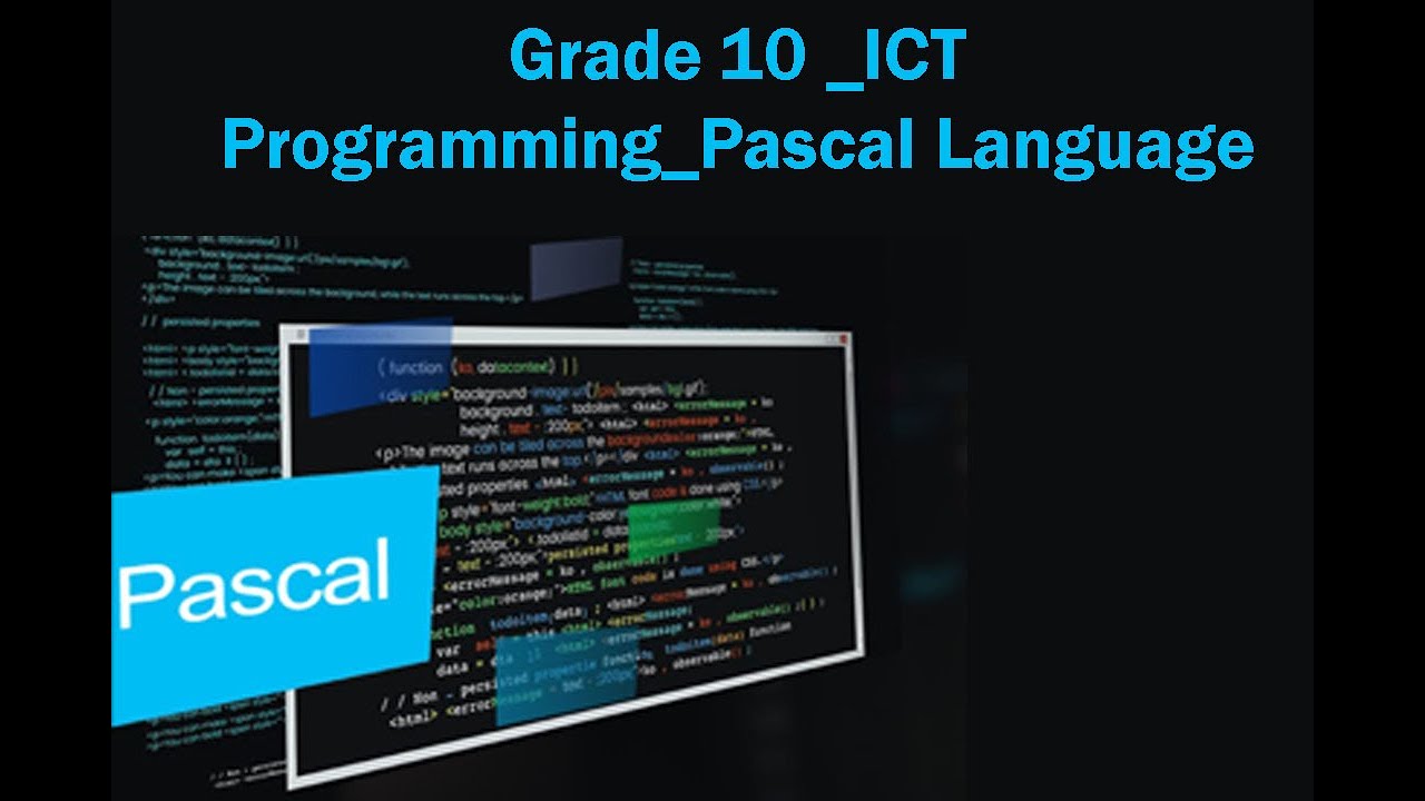 OL ICT Grade 11_Programming - YouTube