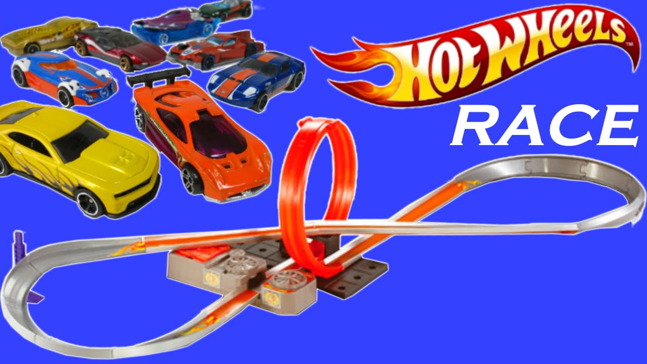 6 car race track hot wheels