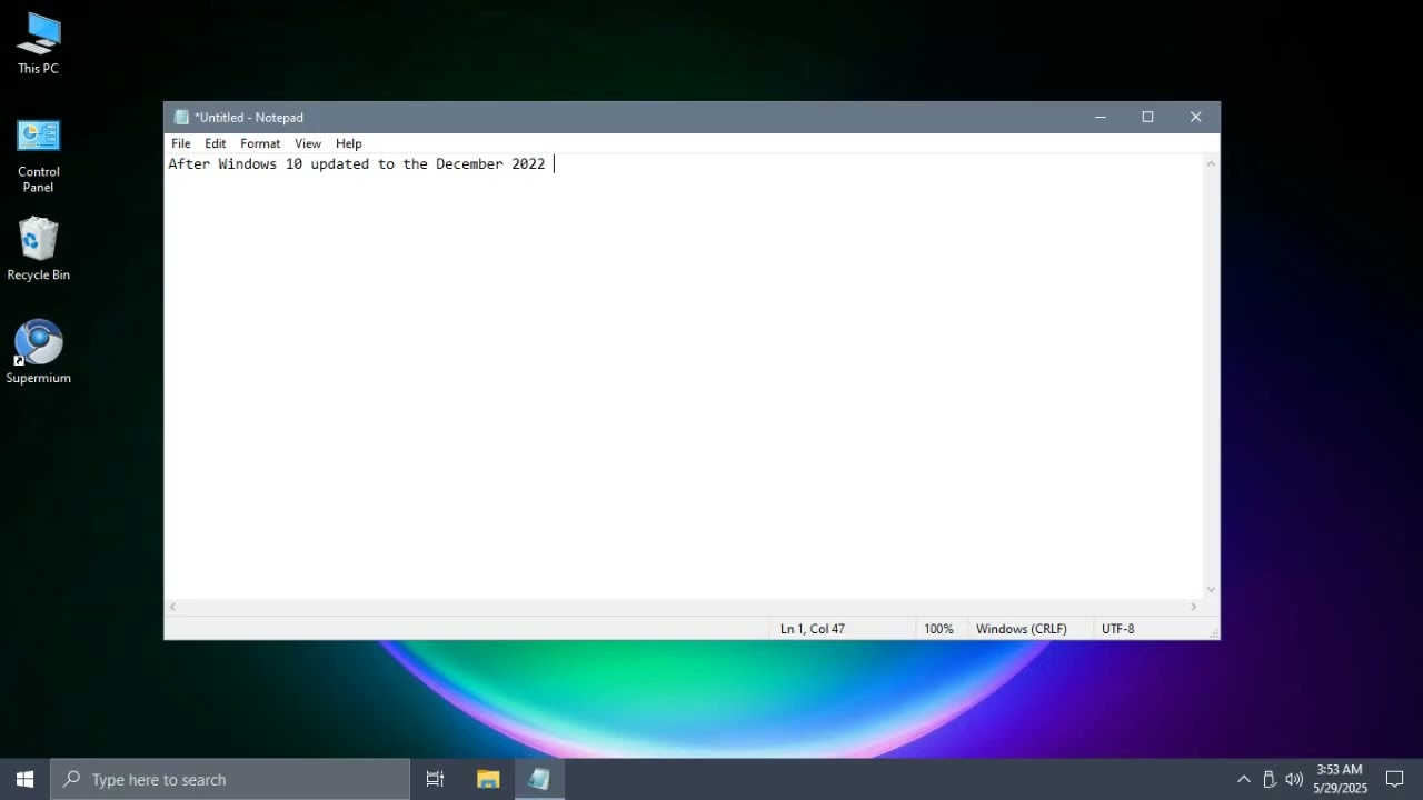 Re-enable the Cortana icon after it got hidden in the Windows 10 update.