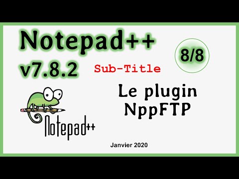 Installation et utilisation du plugin NppFTP sur Notepad++