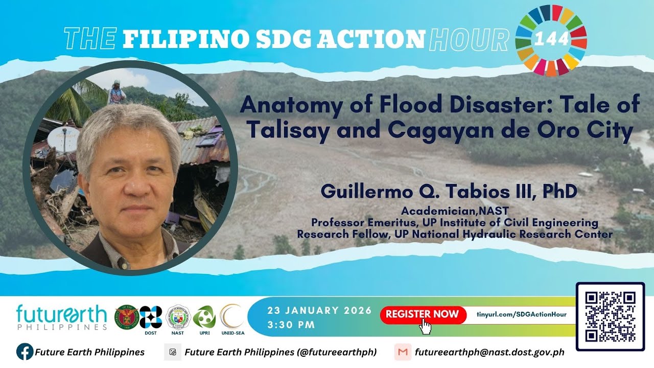 FEP SDG Action Hour 144: Anatomy of Flood Disaster: Tale of Talisay and Cagayan de Oro City