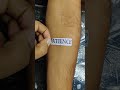 Patience Tattoo Stencil | Eyeconic Tattooz | Nilesh Shriram #shorts #tattoovideos #trendingshorts
