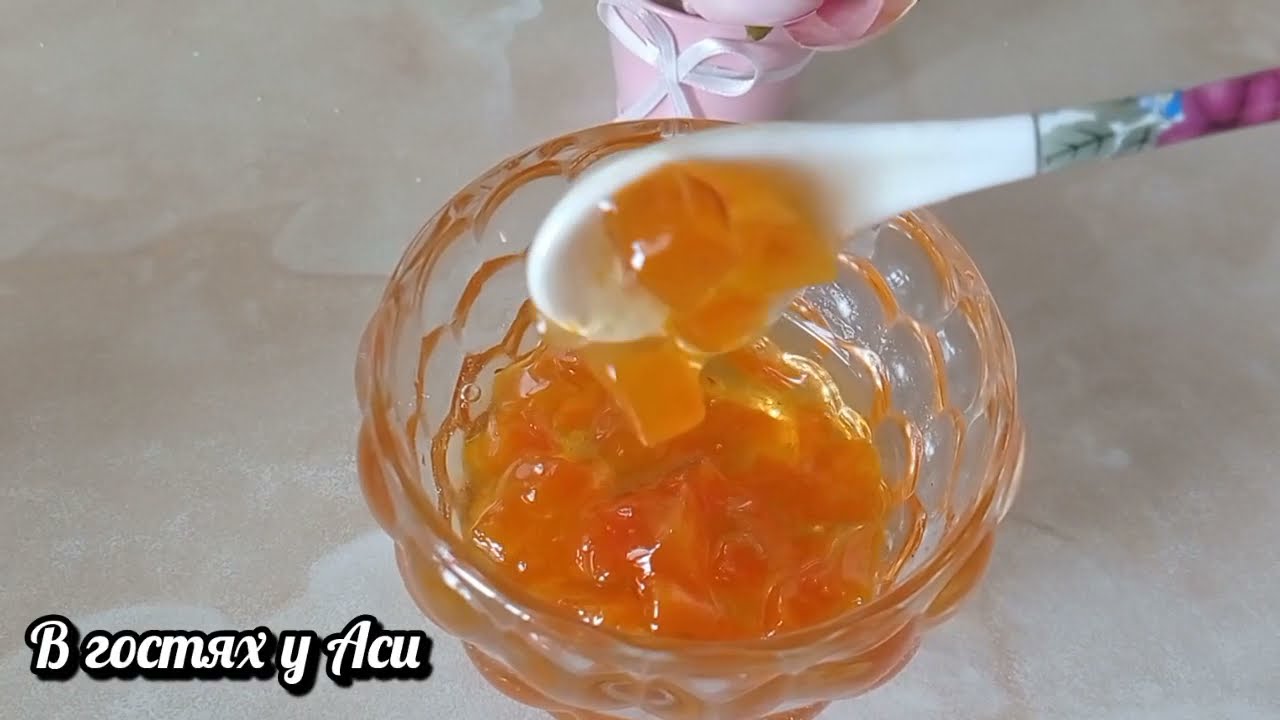 варенье из тыквы с лимоном,мармеладный вкус и солнечный цвет