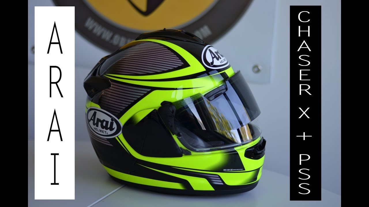 Arai Chaser X Et Pss Pro Shade System Youtube