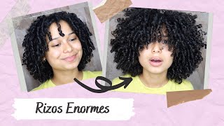 10 Tips para RIZOS con más VOLUMEN, sin frizz  ¡ Cabello enorme !