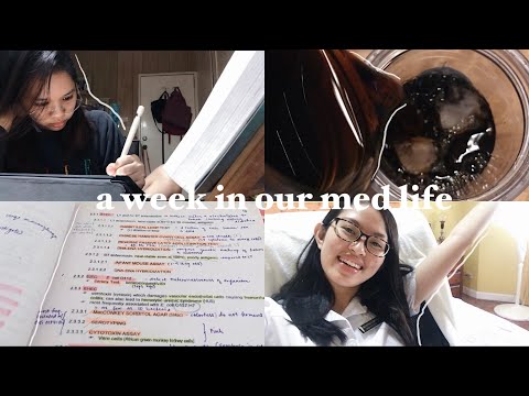 Unfiltered Week in the Lives of Med Students || Med vlogs
