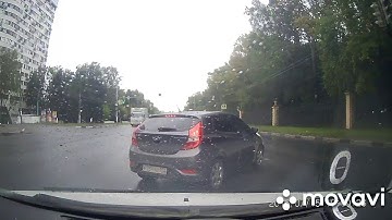 Spinning Car Collision on Russian Road || ViralHog