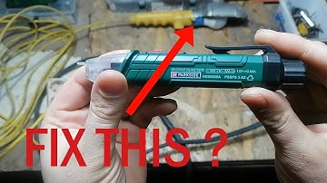 New Version! Non Contact Voltage Tester PSSFS 3 A2   Fixing an interrupted thread on extension cord