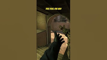 FREE FRAG ONE WAY ON MIRAGE #shorts #csgo