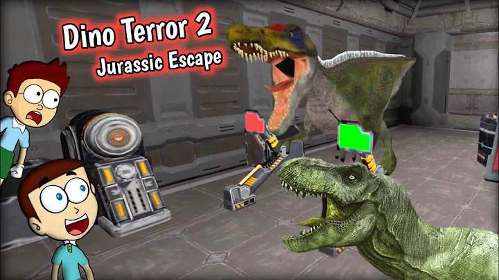 Dino Terror 2 Jurassic Escape : Horror Game | Shiva and Kanzo Gameplay