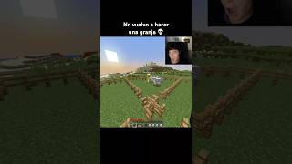 No vuelvo a hacer una granja en Minecraft 💀 #minecraft #shorts #viral