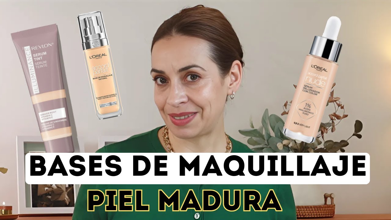 Bases de maquillaje Piel madura low cost son ideales para todos los días