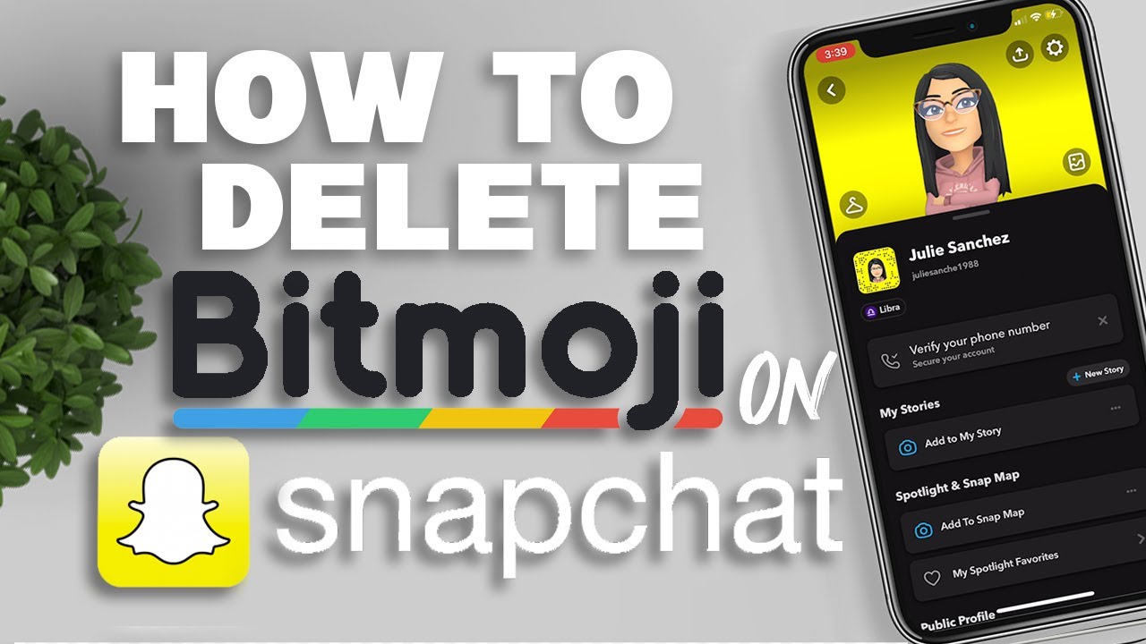 How to delete your Bitmoji on Snapchat 20