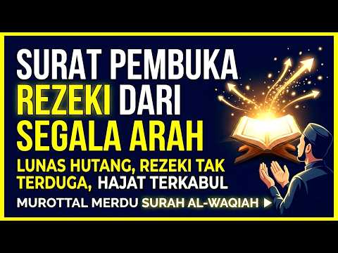 Lantunan Al Waqiah 7x yang bikin hati adem, 🌙 solusi pembuka rezeki dan pelunas hutangmu