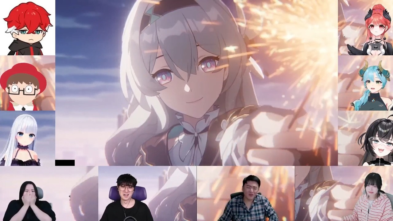 [붕괴: 스타레일] 3.8 페나코니 종말임무『기억은 꿈의 오프닝』주요 장면 스트리머 반응 모음