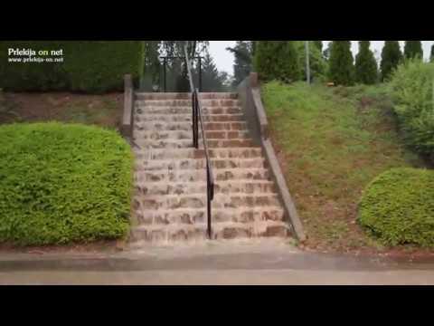 Neurje s poplavami v Ljutomeru