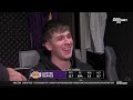 Austin Reaves Postgame Interview | Los Angeles Lakers beat Oklahoma City Thunder 116-111