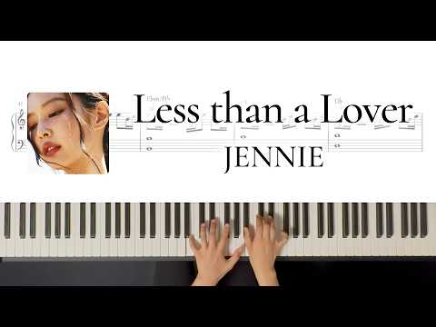 Less than a Lover (Original + Easy Key) - JENNIE