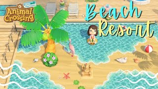 BEAUTIFUL BEACH RESORT Getaway Island Tour - Animal Crossing New Horizons