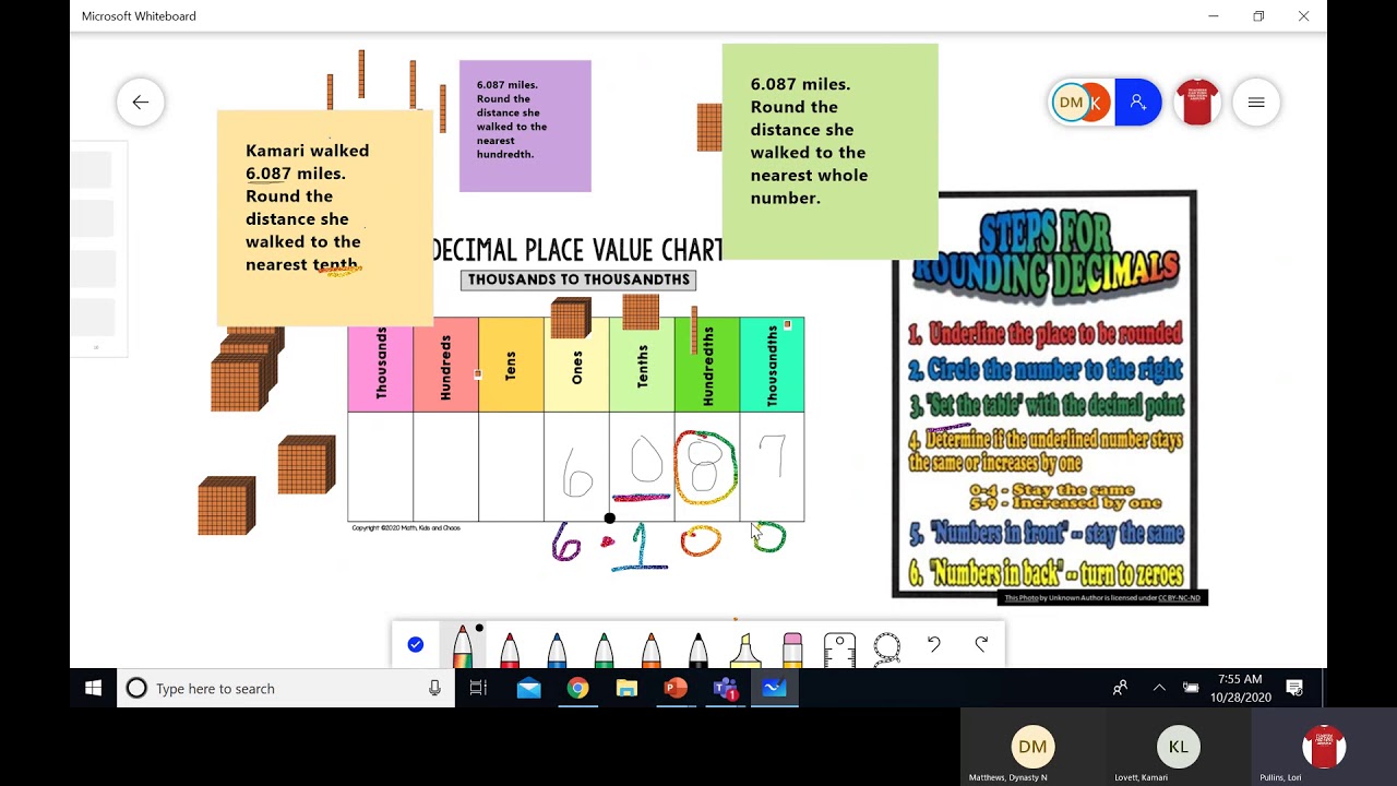 Modeling For Rounding Rounding Decimals Modeling - YouTube