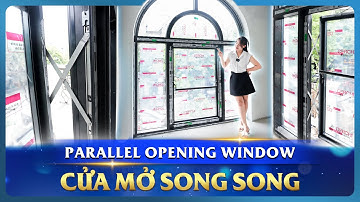 Cửa nhôm mở song song Derchi, Parallel Opening Windows
