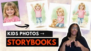 Turn Any Photo into a Cartoon Storybook Character (Create Personalized Books with AI)