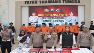 Polres Pamekasan Tangkap 19 orang budak narkoba