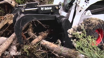 Heavy Duty Root Grapple Rake Video | Bobcat Loader Attachments