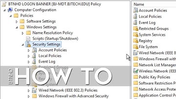How To Configure Legal Notices on Domain Computers Using Group Policy