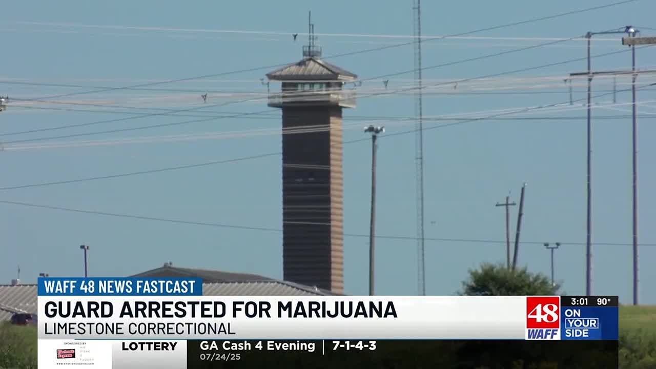 Alabama Department of Corrections security guard arrested in Limestone ...
