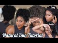 Styling your frontal wig for the holidays 🥰 | Frontal Wig to a High Top Bun | Westkiss Hair