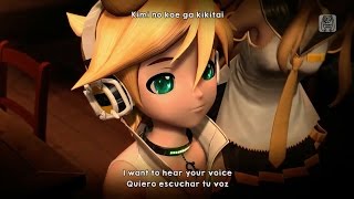 Project DIVA Full Soundless Voice - Kagamine Len V4x cover English, Spanish & Romaji subs