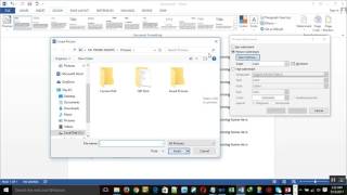 How to create  picture watermark on your  Microsoft word Application 2013 screenshot 2
