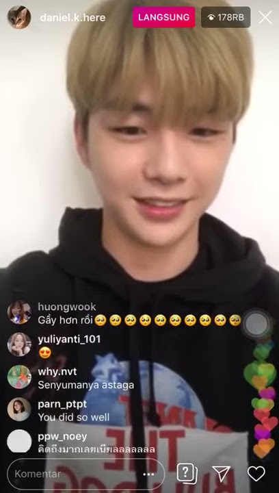 KANG DANIEL LIVE😍